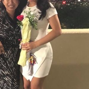 Flattering white dress